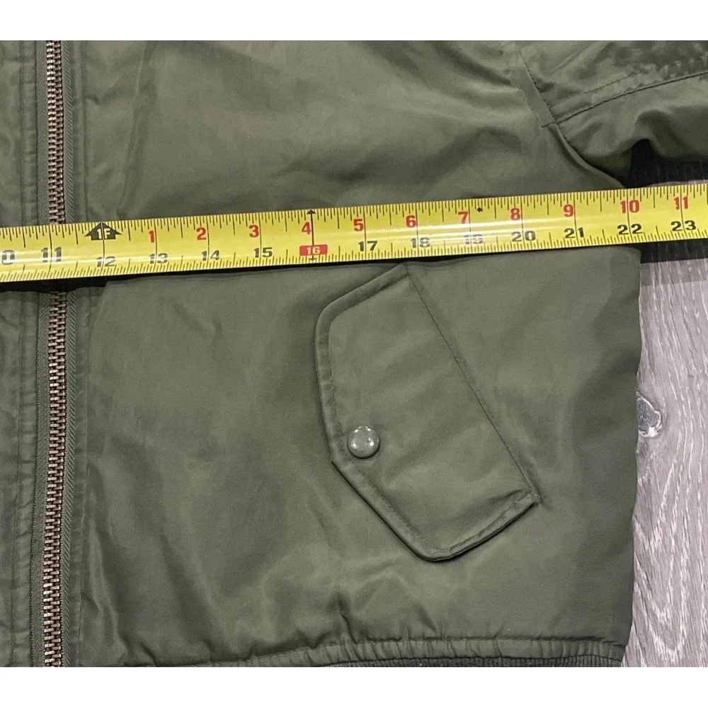 Northern Explosion NXP GST F-14 Operator Green Flight Bomber Jacket MA-1‎ Size M